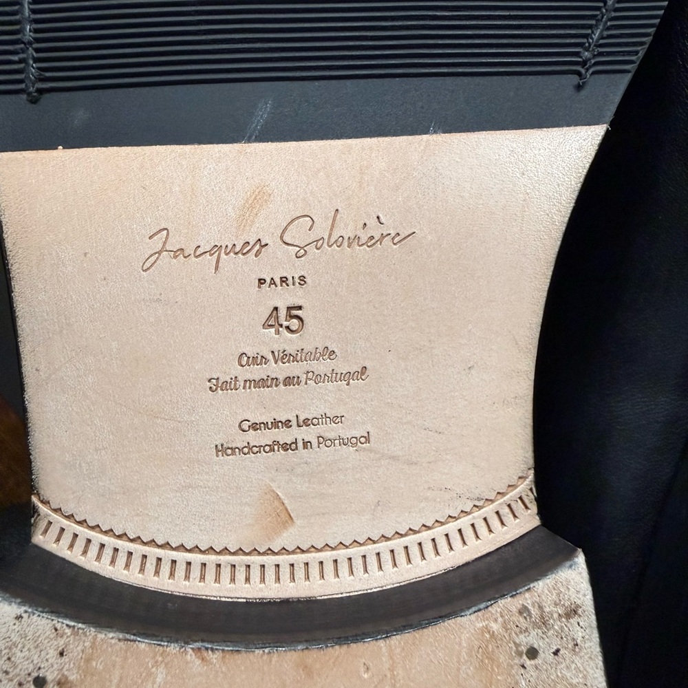 Jacques Soloviere EDOUARD BLACK size 45 - Picture 6 of 11